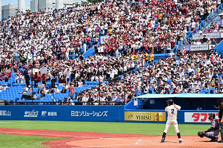 2万6000人の観客が詰めかけた早慶戦【写真：中戸川知世】
