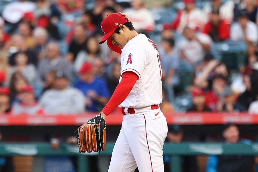 マーリンズ戦に先発したエンゼルス・大谷翔平【写真：ロイター】