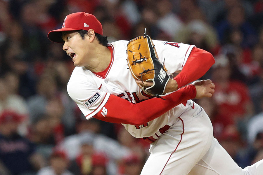 マーリンズ戦に先発したエンゼルス・大谷翔平【写真：ロイター】