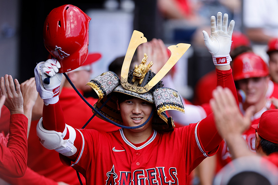 15号2ランを放ったエンゼルス・大谷翔平【写真：Getty Images】