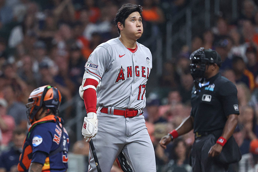 アストロズ戦に先発したエンゼルス・大谷翔平【写真：ロイター】