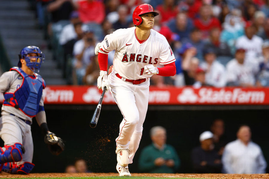 カブス戦で16号を放ったエンゼルス・大谷翔平【写真：Getty Images】