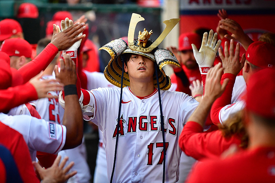 17号2ランを放ったエンゼルス・大谷翔平【写真：ロイター】