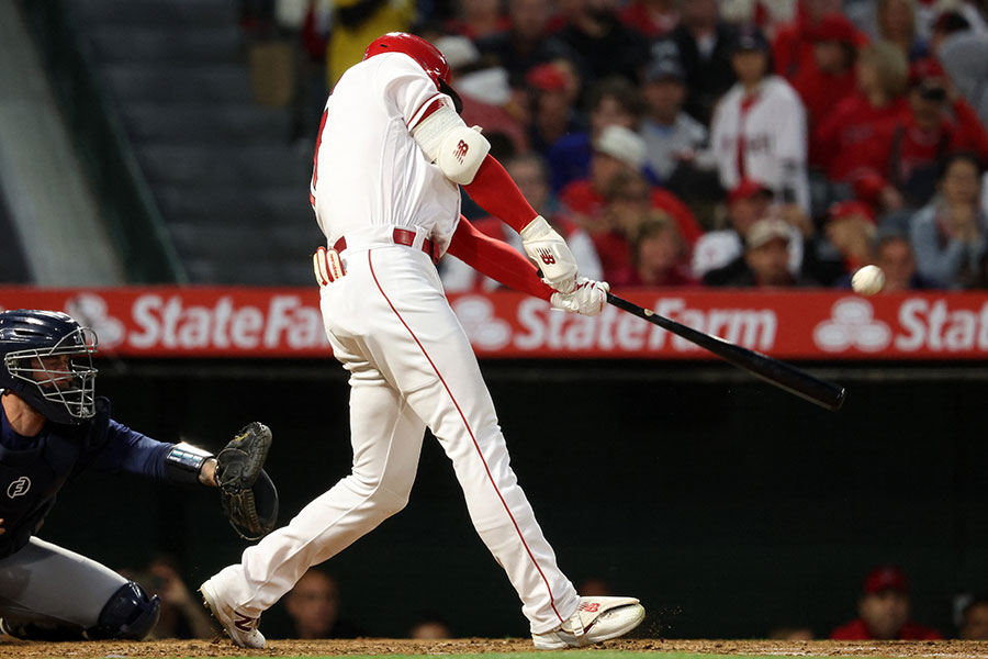 18号2ランを放ったエンゼルス・大谷翔平【写真：ロイター】