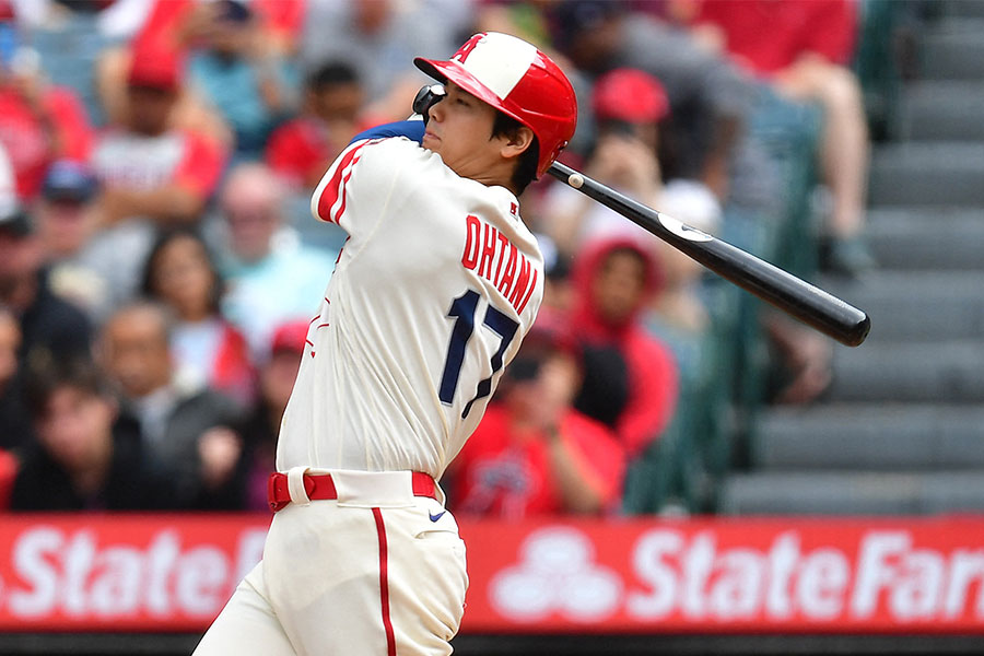 マリナーズ戦に出場したエンゼルス・大谷翔平【写真：ロイター】