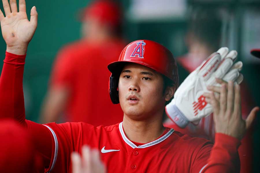 「2番・DH」で先発したエンゼルス・大谷翔平【写真：Getty Images】