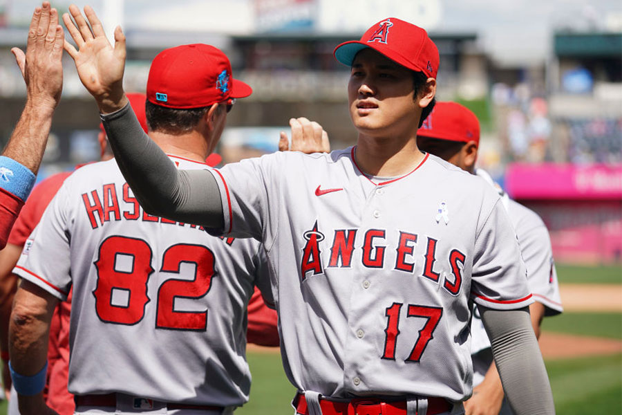 ロイヤルズ戦に出場したエンゼルス・大谷翔平【写真：Getty Images】