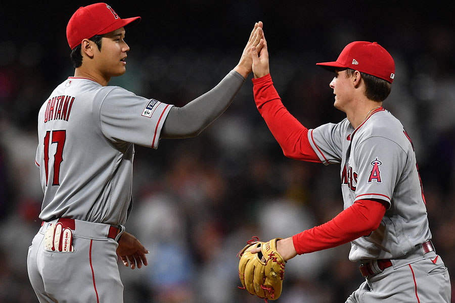 エンゼルス・大谷翔平（左）【写真：ロイター】