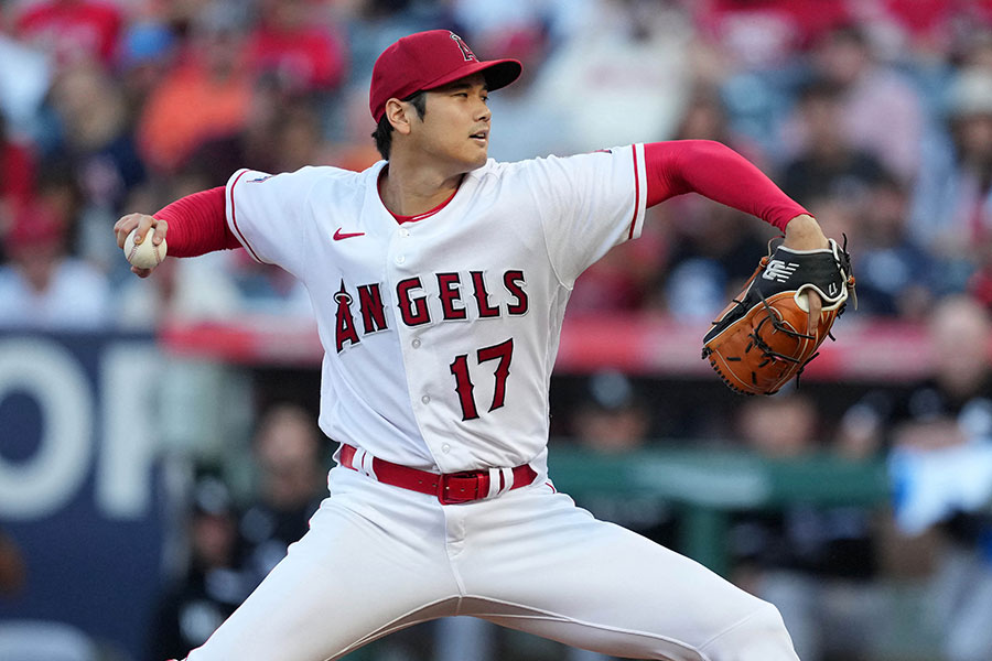 Wソックス戦に先発したエンゼルス・大谷翔平【写真：ロイター】