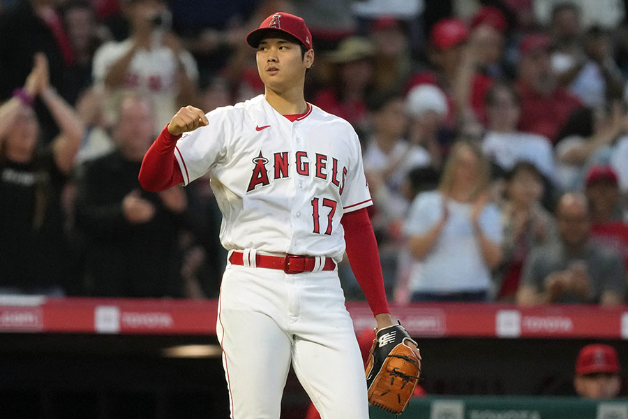 Wソックス戦に登板したエンゼルス・大谷翔平【写真：ロイター】