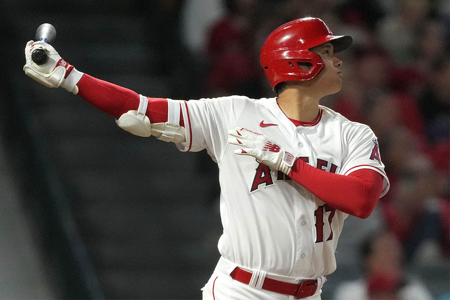 Wソックス戦で28号を放ったエンゼルス・大谷翔平【写真：ロイター】