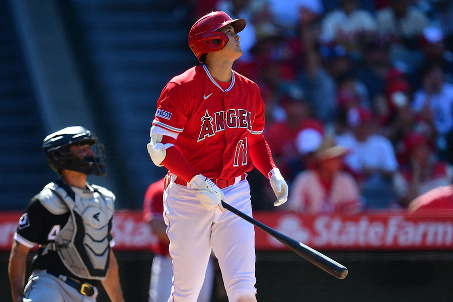 29号2ランを放ったエンゼルス・大谷翔平【写真：ロイター】