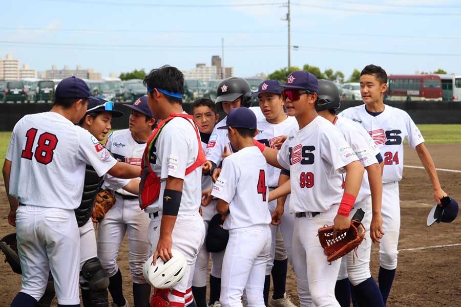 ポニーリーグに所属する中学硬式野球「神田Rebase」【写真：チーム提供】