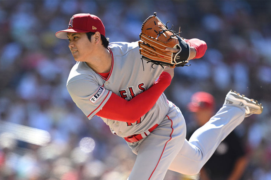 パドレス戦に先発したエンゼルス・大谷翔平【写真：ロイター】