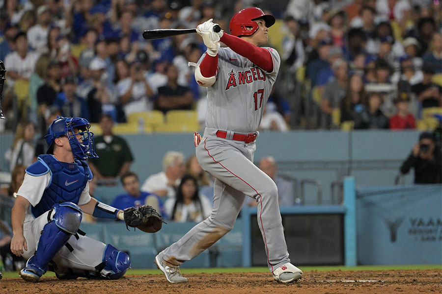 32号を放ったエンゼルス・大谷翔平【写真：ロイター】