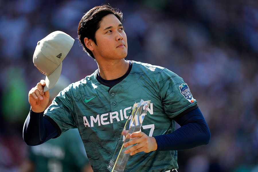 オールスターゲームに出場したエンゼルス・大谷翔平【写真：ロイター】