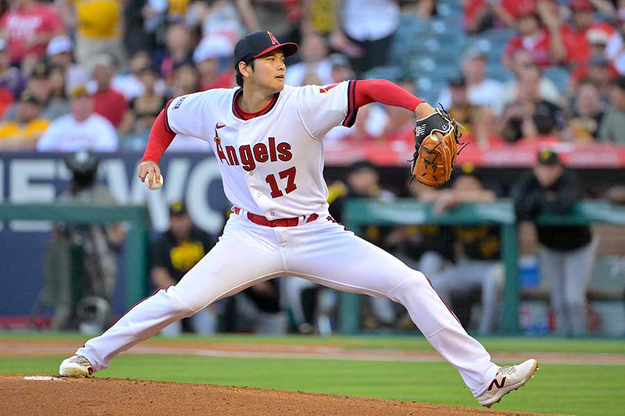 オリオールズ戦に先発したエンゼルス・大谷翔平【写真：ロイター】