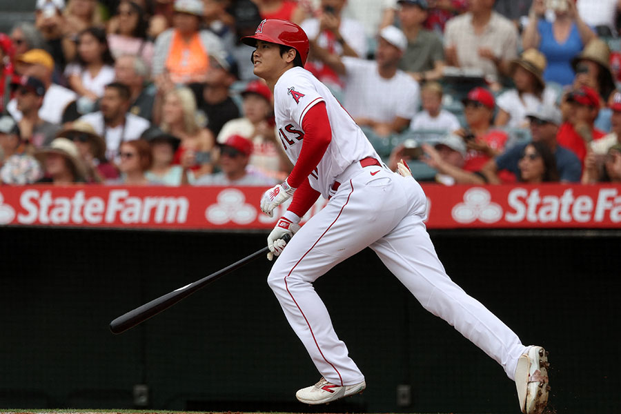 36号ソロを放ったエンゼルス・大谷翔平【写真：ロイター】