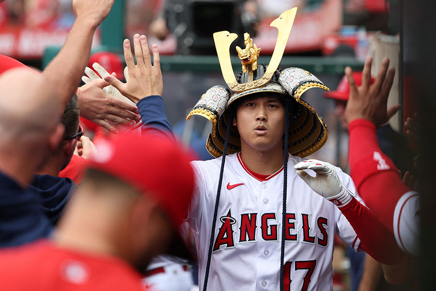 パイレーツ戦に出場したエンゼルス・大谷翔平【写真：ロイター】