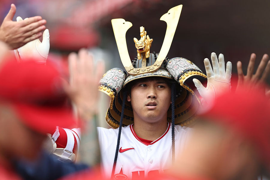 36号ソロを放ったエンゼルス・大谷翔平【写真：Getty Images】