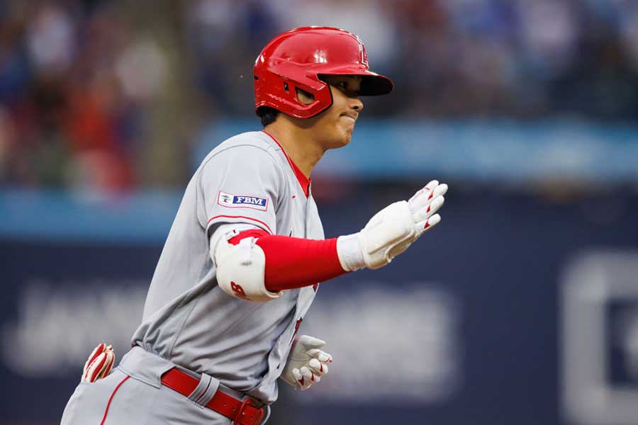 39号ソロを放ったエンゼルス・大谷翔平【写真：Getty Images】