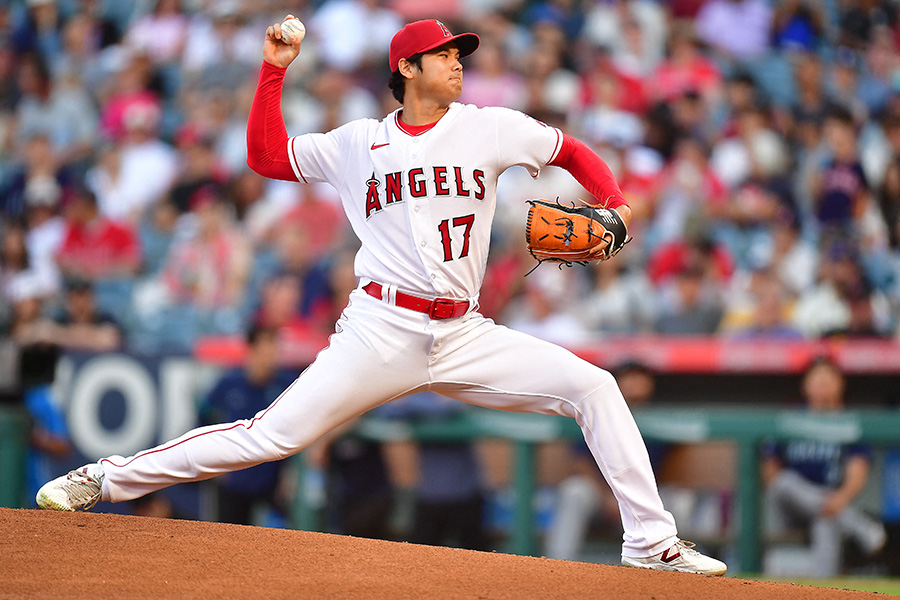 マリナーズ戦に先発したエンゼルス・大谷翔平【写真：ロイター】