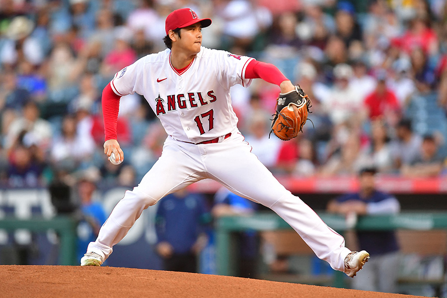 マリナーズ戦に先発したエンゼルス・大谷翔平【写真：ロイター】