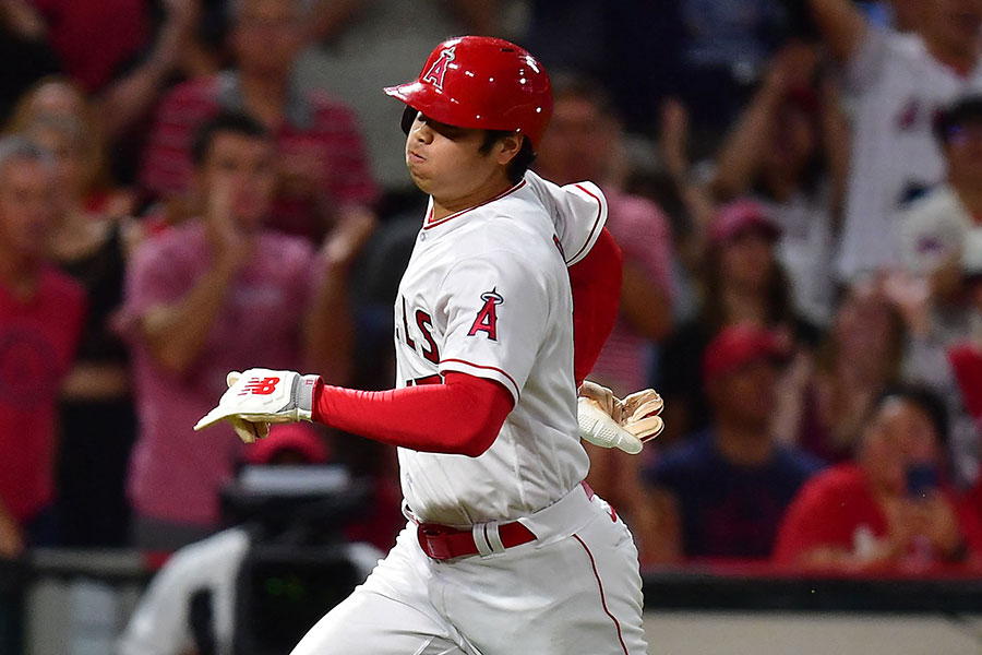 マリナーズ戦で激走を見せたエンゼルス・大谷翔平【写真：ロイター】