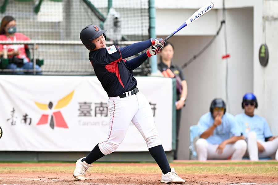 2回に3ランを放った侍ジャパンU-12代表の駒勇佑【写真：Getty Images】