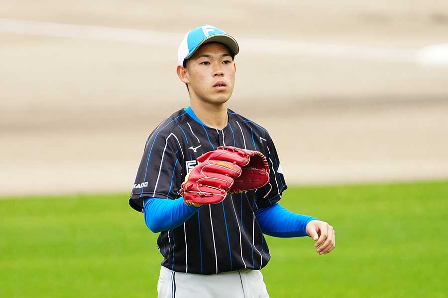 日本ハム・根本悠楓【写真：荒川祐史】