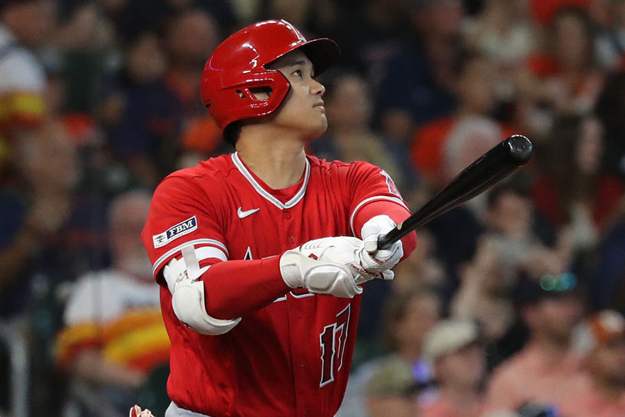 41号ソロを放ったエンゼルス・大谷翔平【写真：Getty Images】