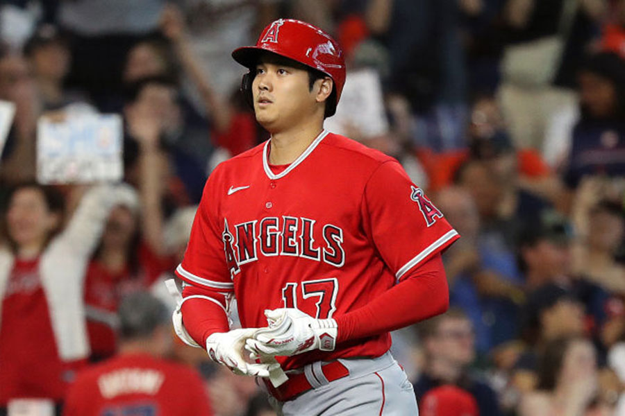 41号ソロを放ったエンゼルス・大谷翔平【写真：Getty Images】