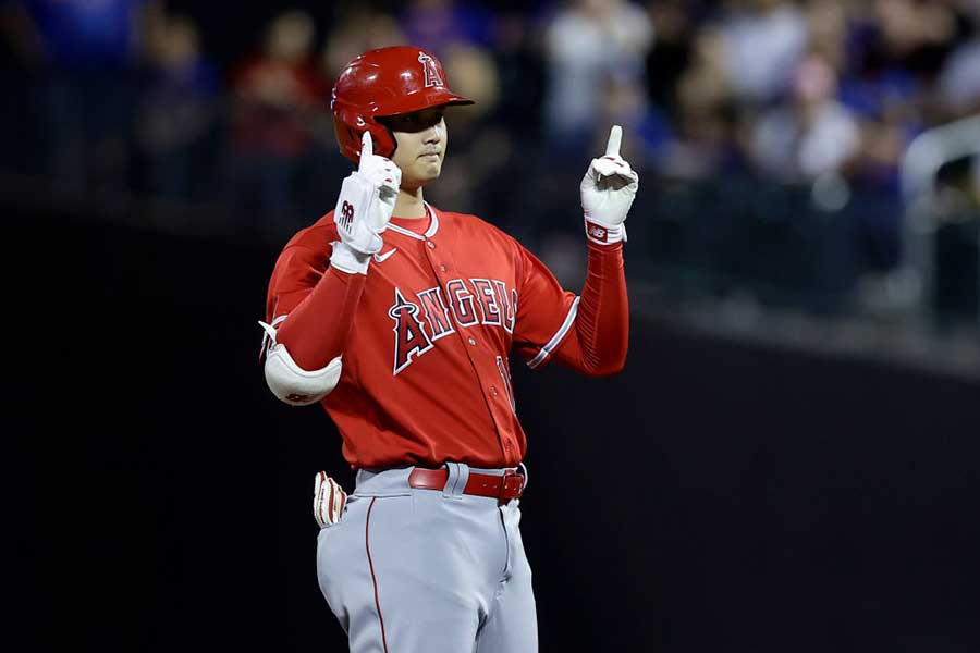 メッツ戦に「2番・DH」で先発したエンゼルス・大谷翔平【写真：Getty Images】