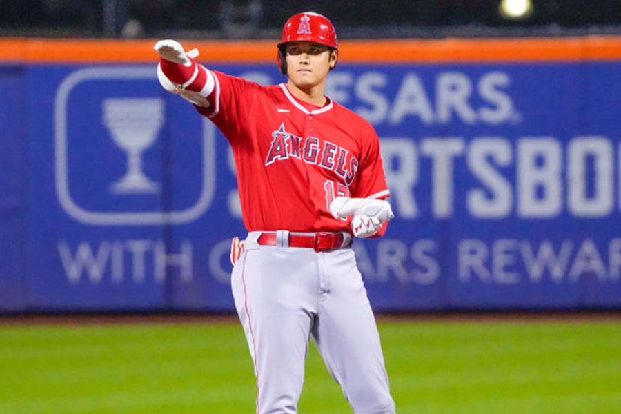 メッツ戦に出場したエンゼルス・大谷翔平【写真：Getty Images】