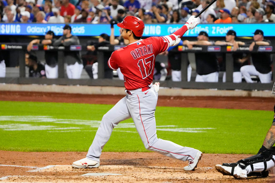 メッツ戦に出場したエンゼルス・大谷翔平【写真：Getty Images】