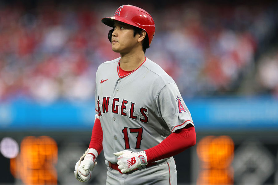 フィリーズ戦に出場したエンゼルス・大谷翔平【写真：Getty Images】（