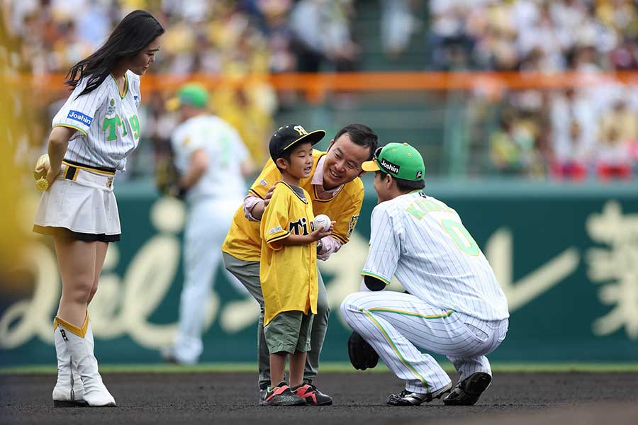 阪神が開催した「Family with Tigers Day」の様子【写真：球団提供】