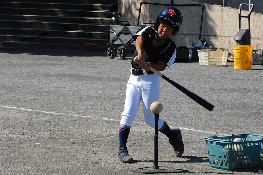 町田玉川学園少年クラブの練習の様子【写真：間淳】