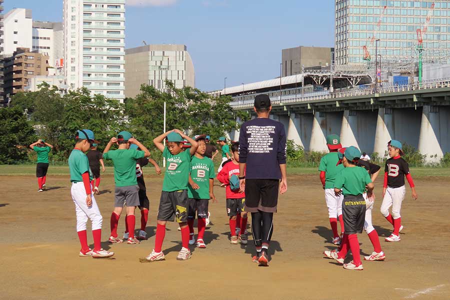 2017年に設立された学童軟式野球チーム「東京バンバータJr.」【写真：片倉尚文】