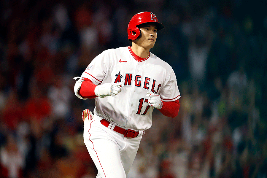 2023年に30号を放ったドジャース・大谷翔平（写真はエンゼルス在籍時）【写真：Getty Images】