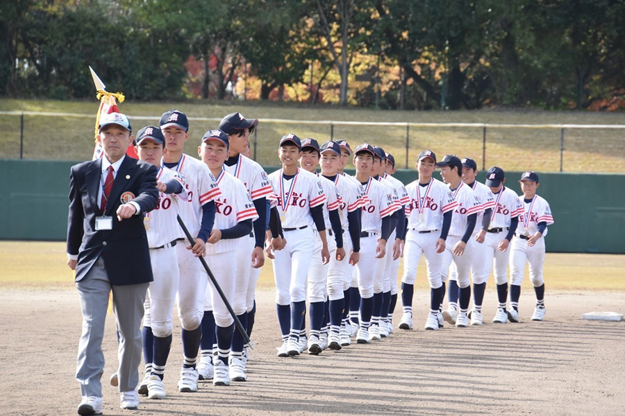 名古屋市の中学硬式チーム・愛知名港ボーイズ【写真：チーム提供】