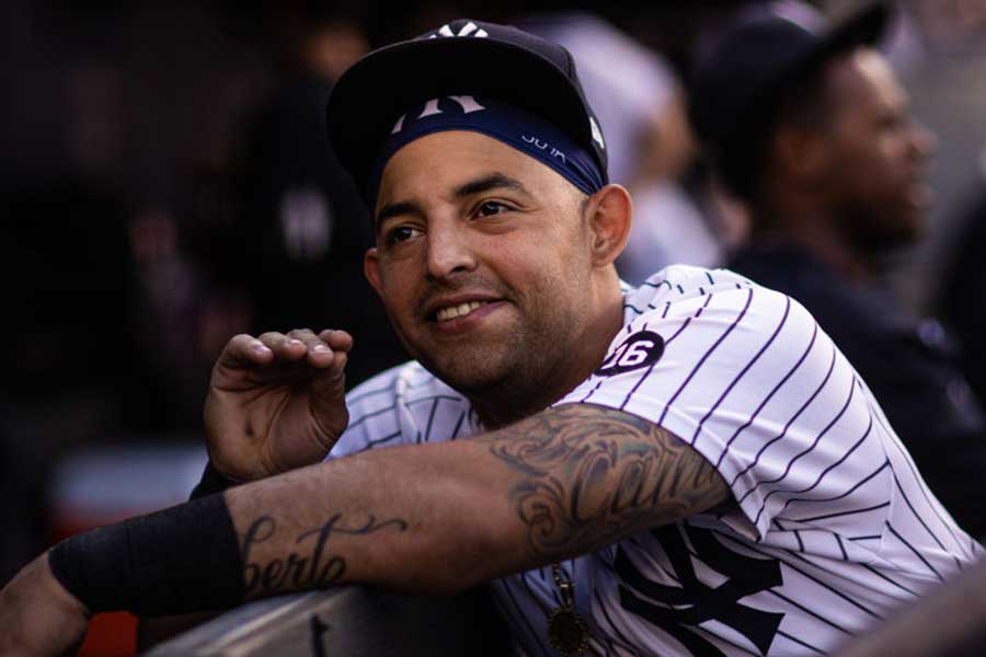 ヤンキース時代のルーグネッド・オドーア【写真：Getty Images】