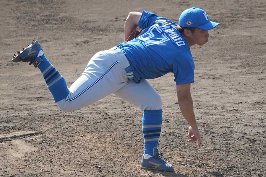 日本ハム・山本拓実【写真：町田利衣】