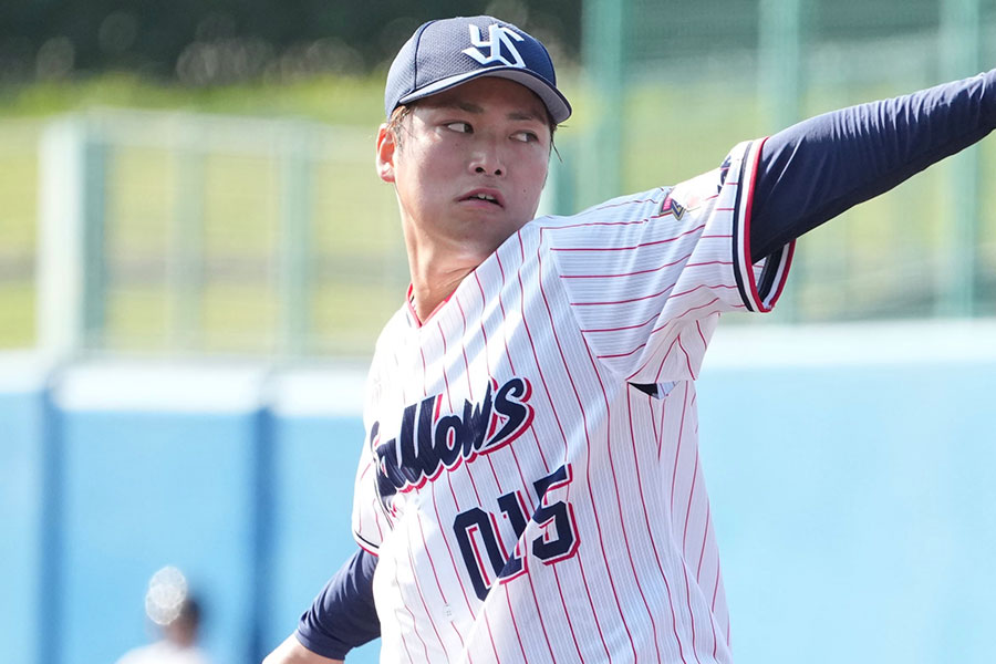 ヤクルト・沼田翔平【写真:小林靖】