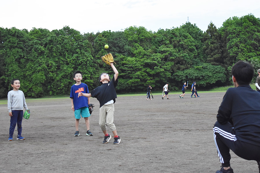 筑波大で開催される「ほしぞら野球教室」の様子【写真：高橋幸司】