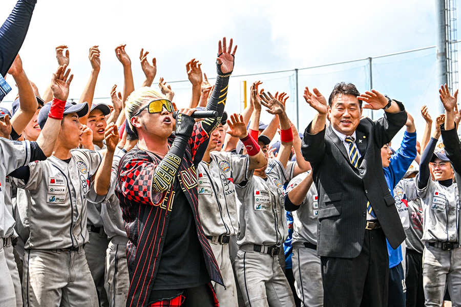 全日本選抜中学硬式野球大会の開会式の様子【写真：井戸伸年氏提供】