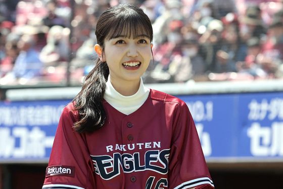 仙台に“天使降臨”…特別ユニの美人アイドルが「可愛すぎる…」　登板へ高まる期待