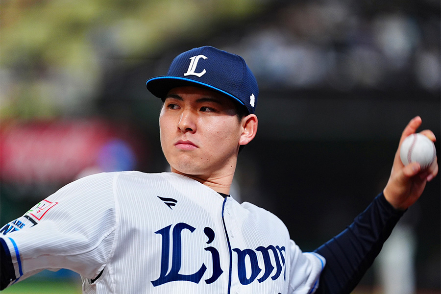 西武・武内夏暉【写真：小林靖】