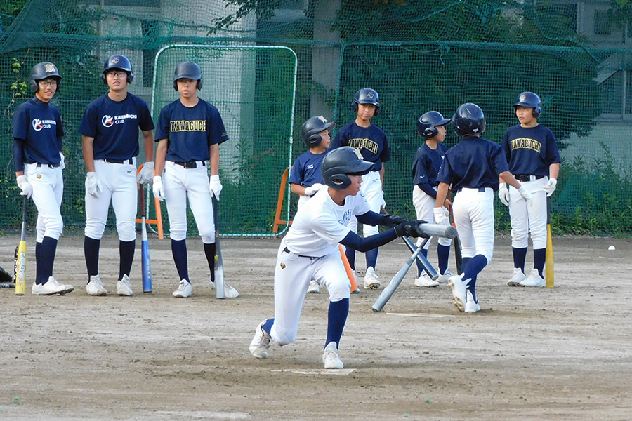 埼玉・川口市「川口クラブ」の練習の様子【写真：間淳】