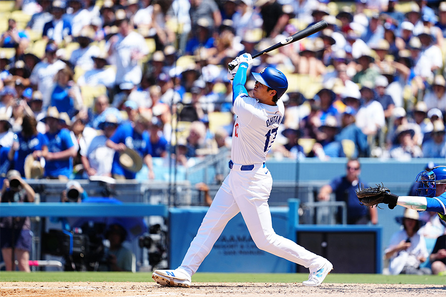 19号を放ったドジャース・大谷翔平【写真：荒川祐史】